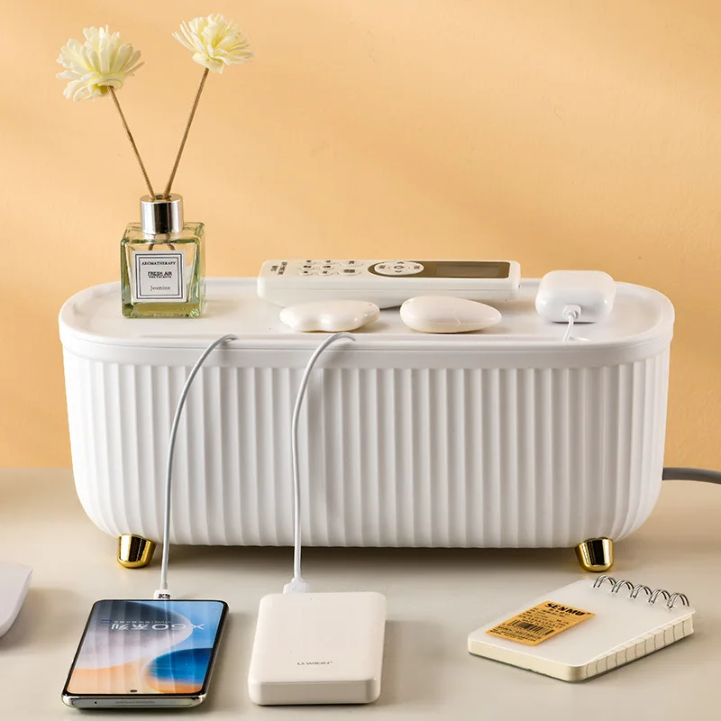 Catekro Boîte de Rangement en Bois pour Modem WiFi, Armoire de