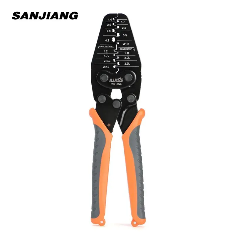 IWS1442L Micro Connector Crimping Plier for Crimp 3014AWG Openbarrel