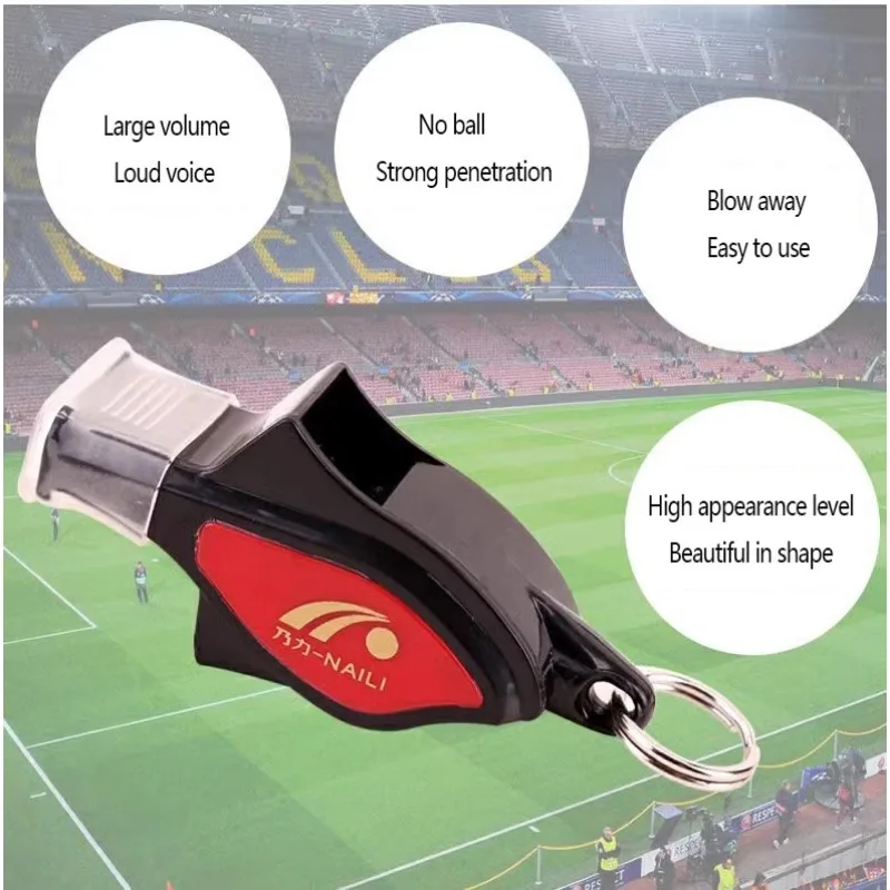 Professional Whistle Soccer Basketball Referee Whistle Outdoor High Quality Sports Like Big Sound Whistles Seedless Match Tools