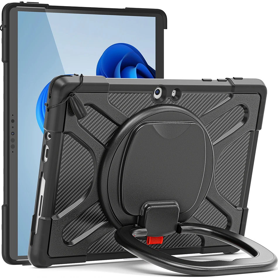 

Lightweight Silicone Case for Surface Go Shckproof Cover Surface Pro 4 5 6 7 7 Plus Kids Case with Rotatable Stand Stable