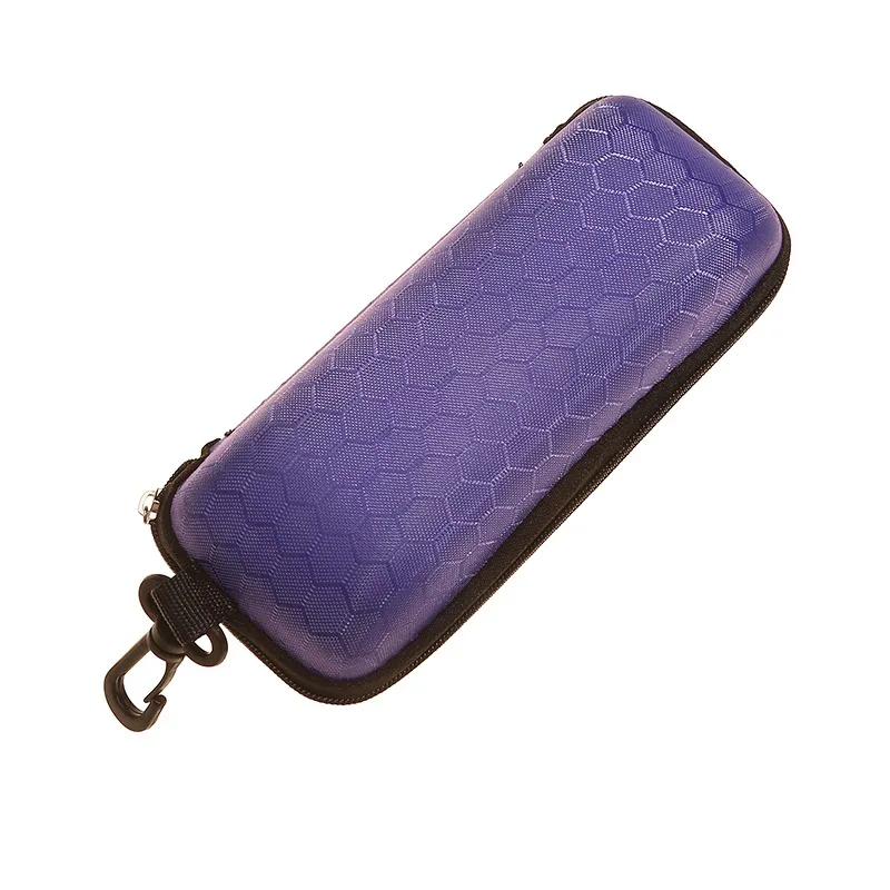 Chic Unisex Sunglasses Case with Lanyard and Zipper Closure