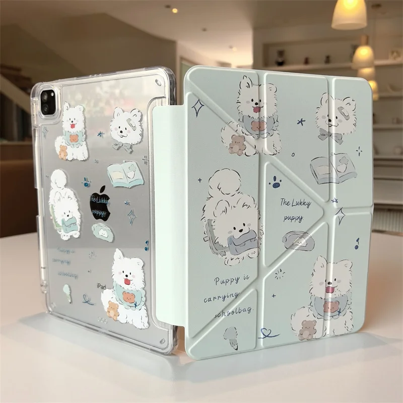 Durable Transparent Tablet Case with Shockproof Protection