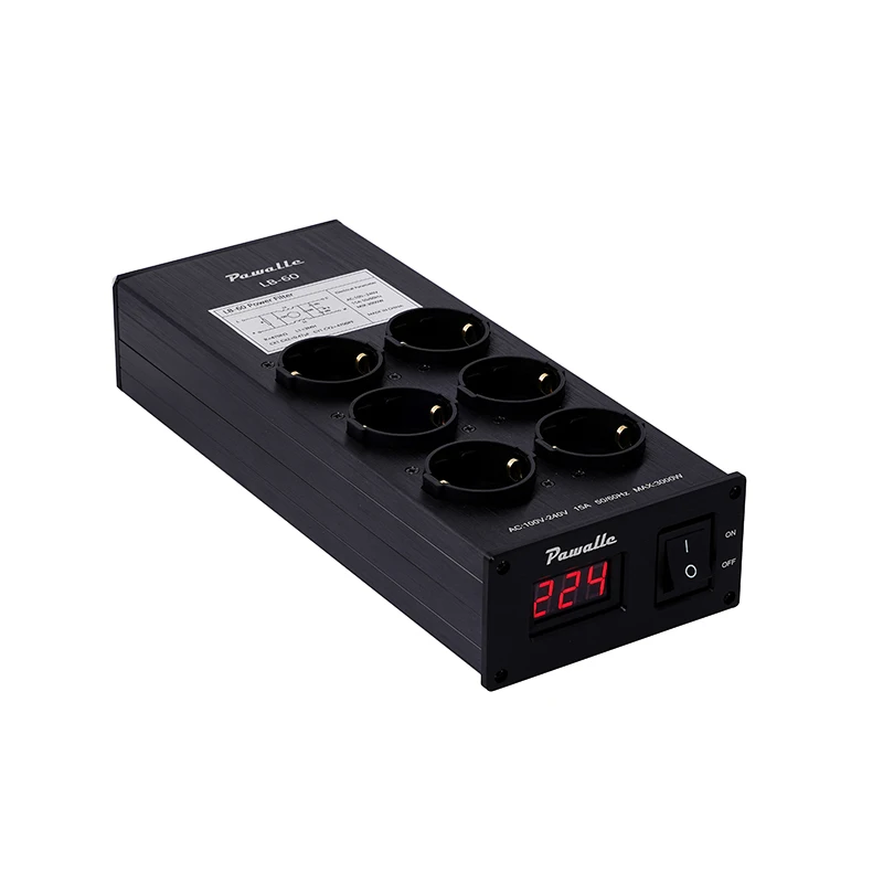 Фото Pawalle LB60 EU фильтр питания с защитой от вспышки и внешней мощности с защитой от перегрузки и функцией отображения напряжения №3