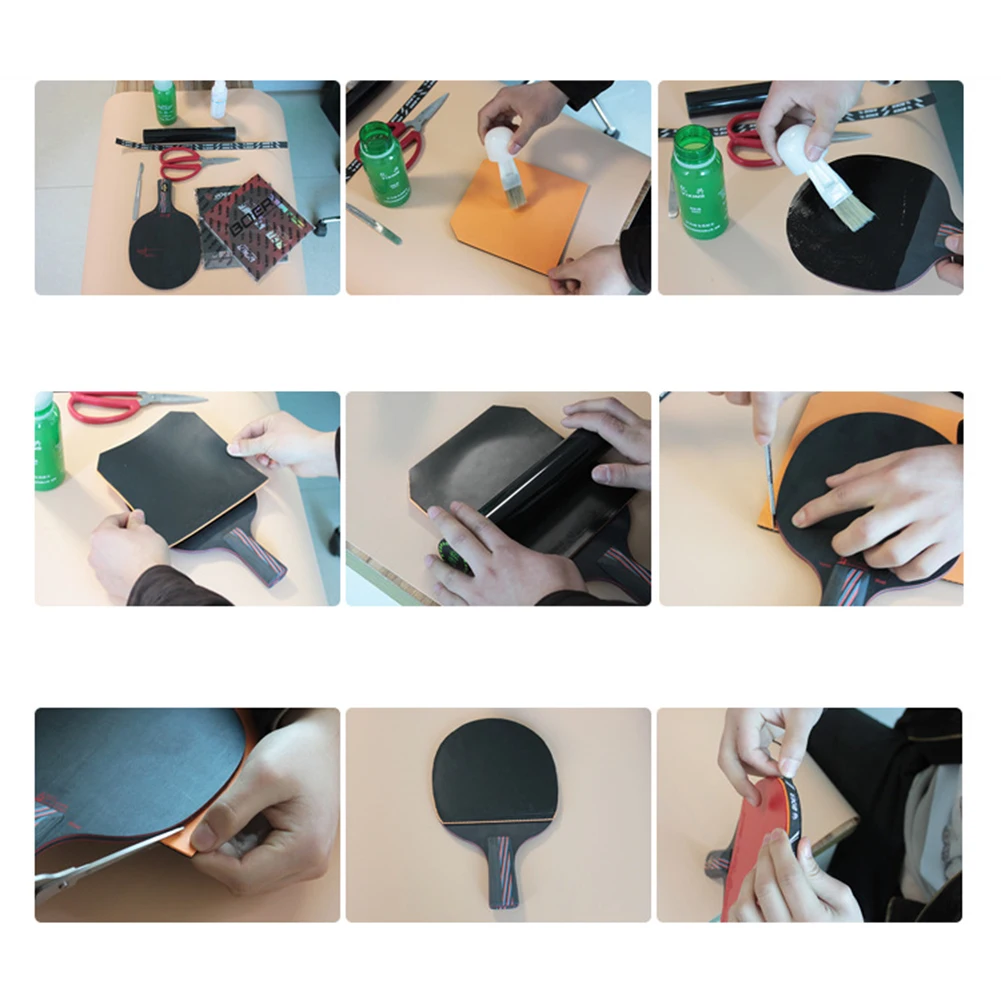 

Hot Sale Table Tennis Rubber Reverse Glue Fast Attack Control 14 Spin 15 Speed 15 High Quality Table Tennis Racket Accessory