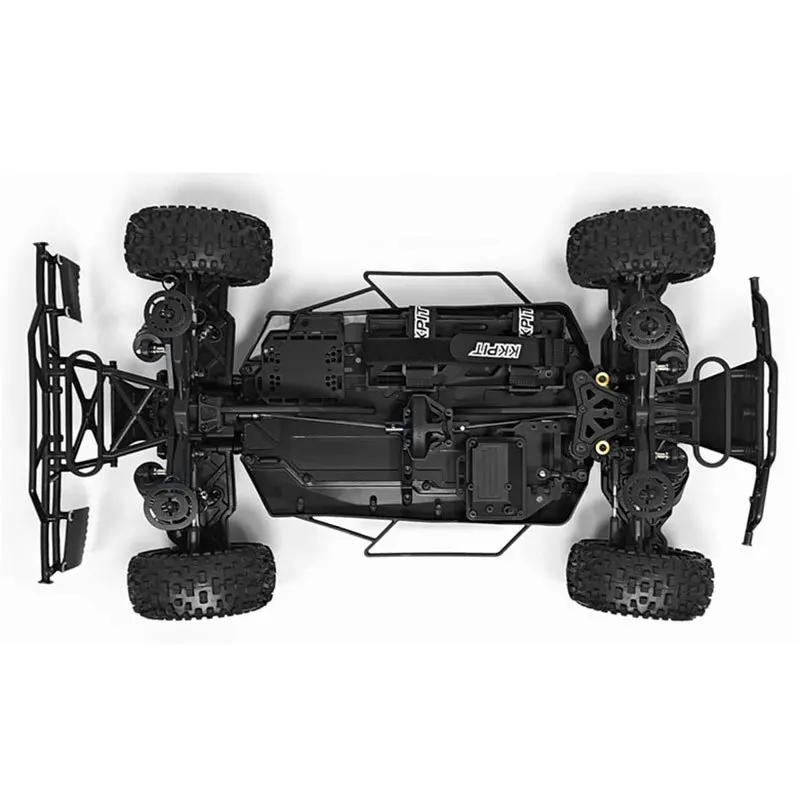 New Kkpit K1 V2 Version Remote Control Model Frame Electric Off-Road Short Truck Desert Truck Tyrannosaurus Shell With Tires Car 6
