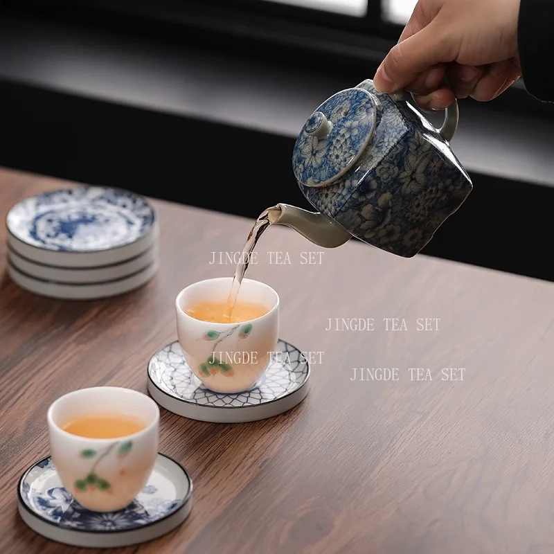 Chinese Bakelite Water Suction Pot Bearing Household Circular Teapot Pad Small Dry Brewing Tea Tray Traditional Tea Accessories