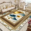 Luxury Golden Marble Abstract Carpets Living Room Decoration European Style Rug Home Sofa Area Mats Room Doorway Hallway Carpet 2