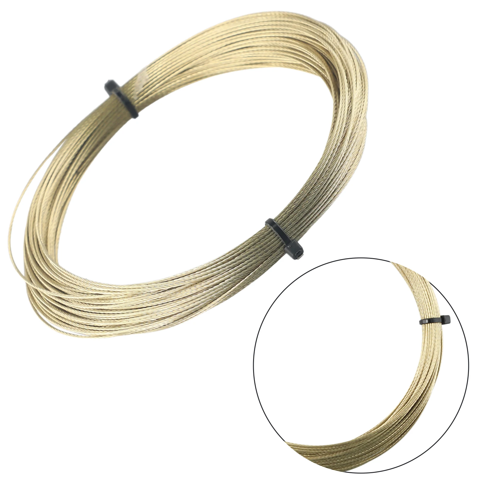 Car Windscreen Glass Cutting Cut Out Braided Removal Wire 1Pc 22m 0.8mm Gold Roll Automobile Glass Consumables Tire Parts