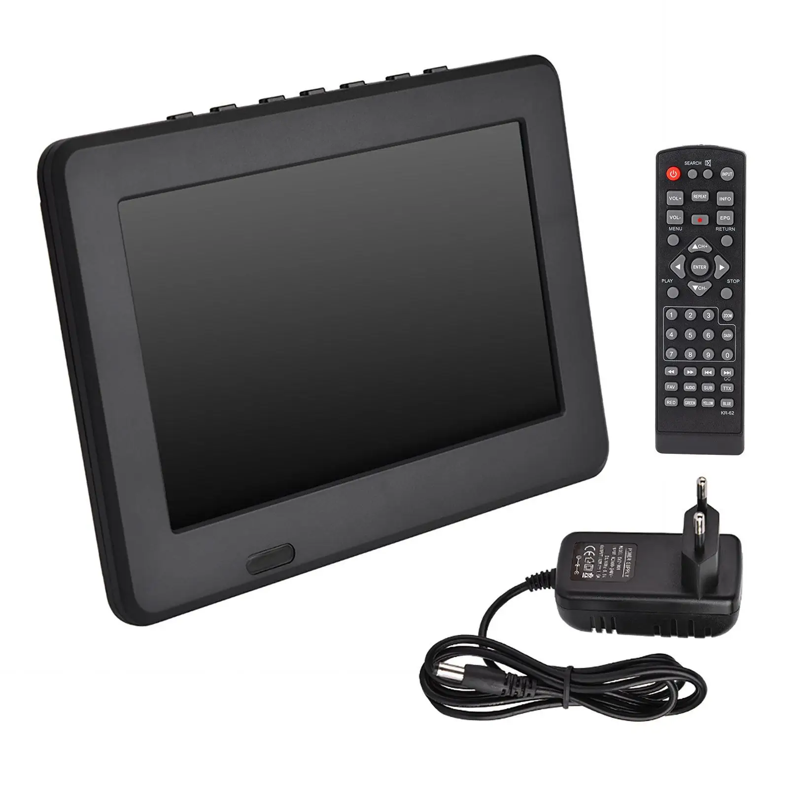 LEADSTAR 7'' Rechargeable Digital TV with TFT-LED Screen, Portable Television Player-Ideal for Home & Travel