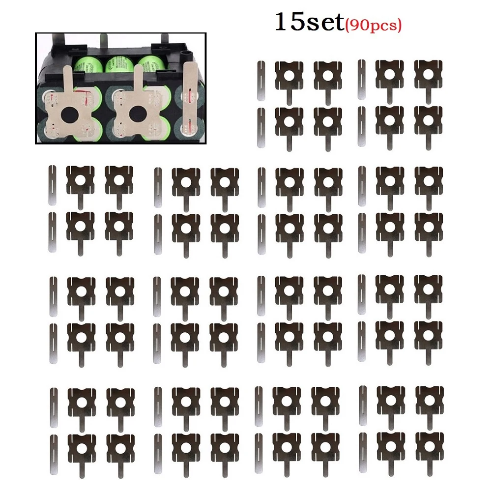 

15set Nickel Strip Sheet For Lithium Battery Pack Spot Welding Connector Tape Nickel Plated Steel Belt Welding Tools Accessories