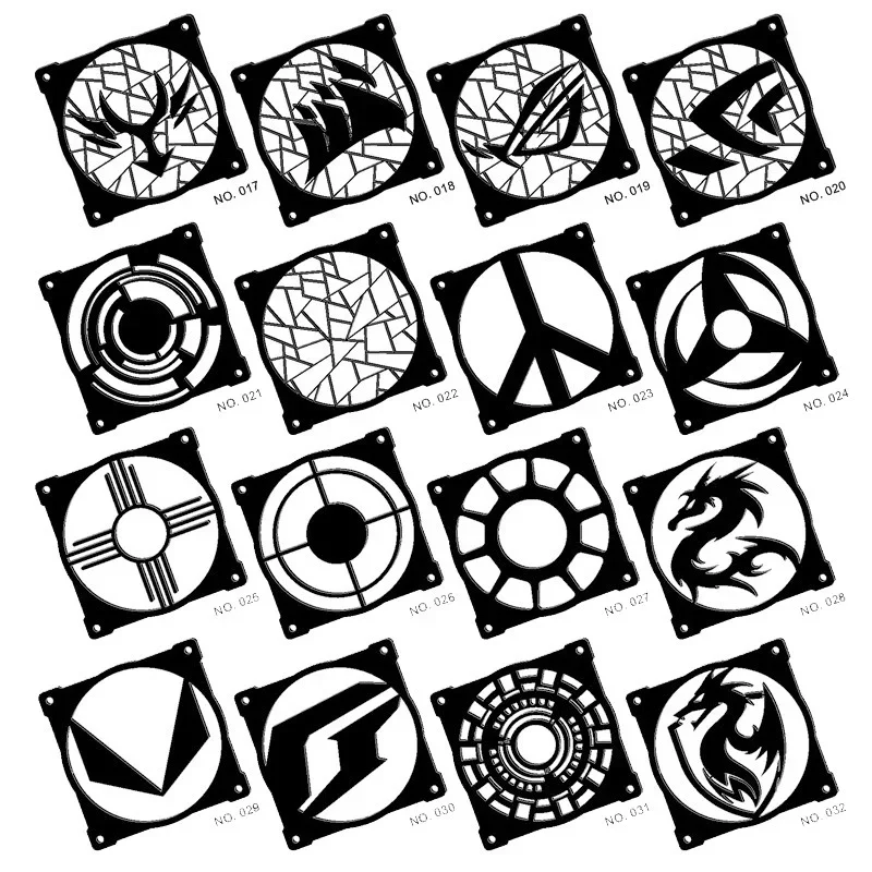 Cooling Fan Cover Acrylic 12cm pc Case Fan Dustproof Filter Net Water Cooling Faça Você Mesmo para pc Gamer Cabinet Decoration 120 mm