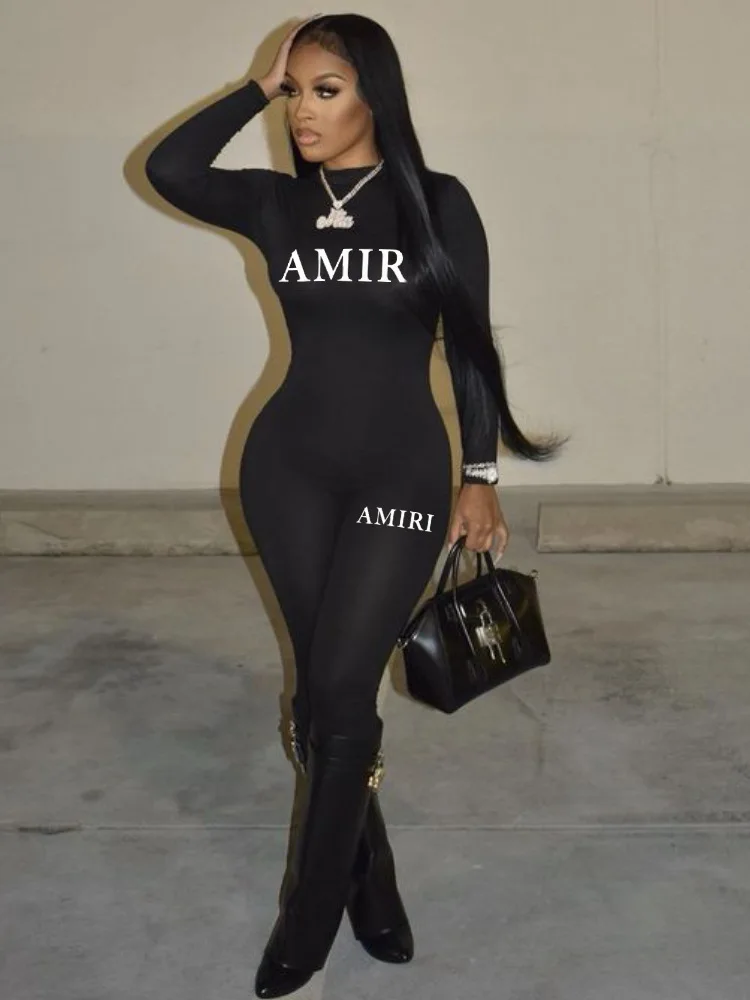 

Женские комбинезоны для йоги, топы с длинным рукавом и круглым вырезом, спортивные комбинезоны