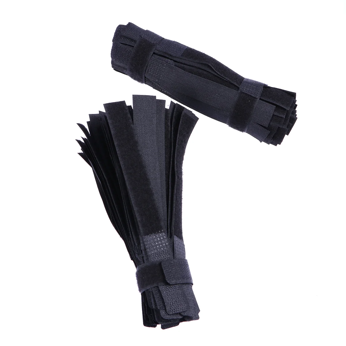 

100 Pcs Nylon Cable Straps Cable Tie Wraps Keeper Charging Cable Wrapper For Work and Travel Earphone Wrap Winder Wire Ties