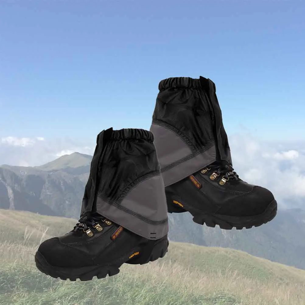 

Outdoor Hiking Foot Cover Short Ultra Light Nylon Waterproof Sand And Snow Foot Cover Hiking Boots Shoe Cover Rope Color Random