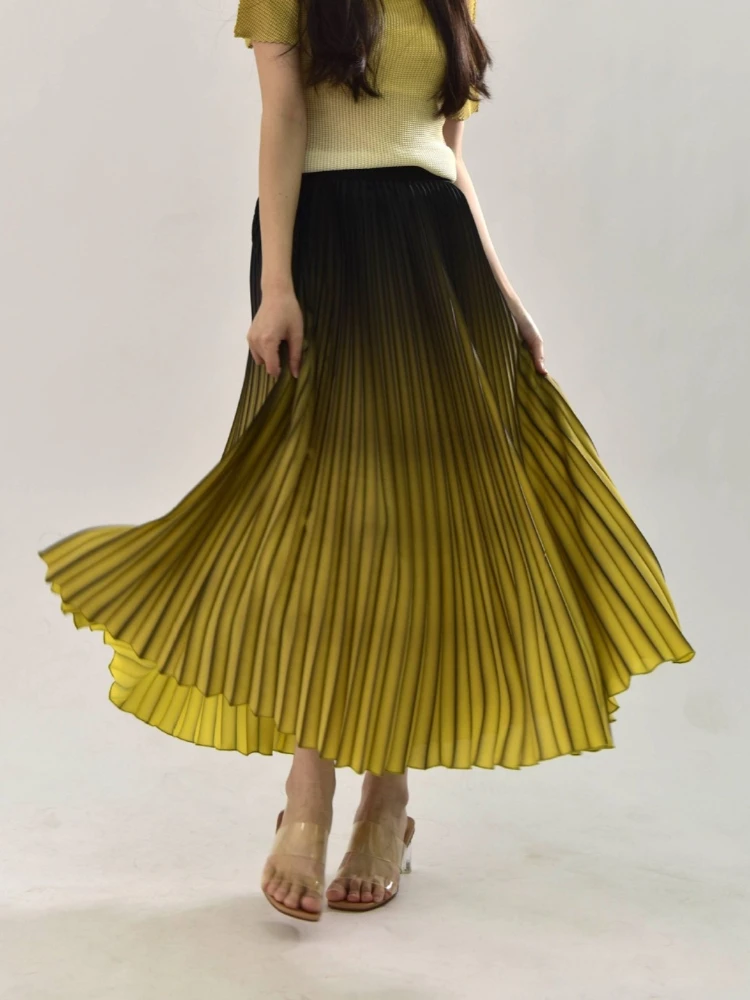 スカート OHESHIO PLEATED LAYERED SKIRT 5BNY458 OHESHIO] PLEATED LAYERED SKIRT ☆人気☆