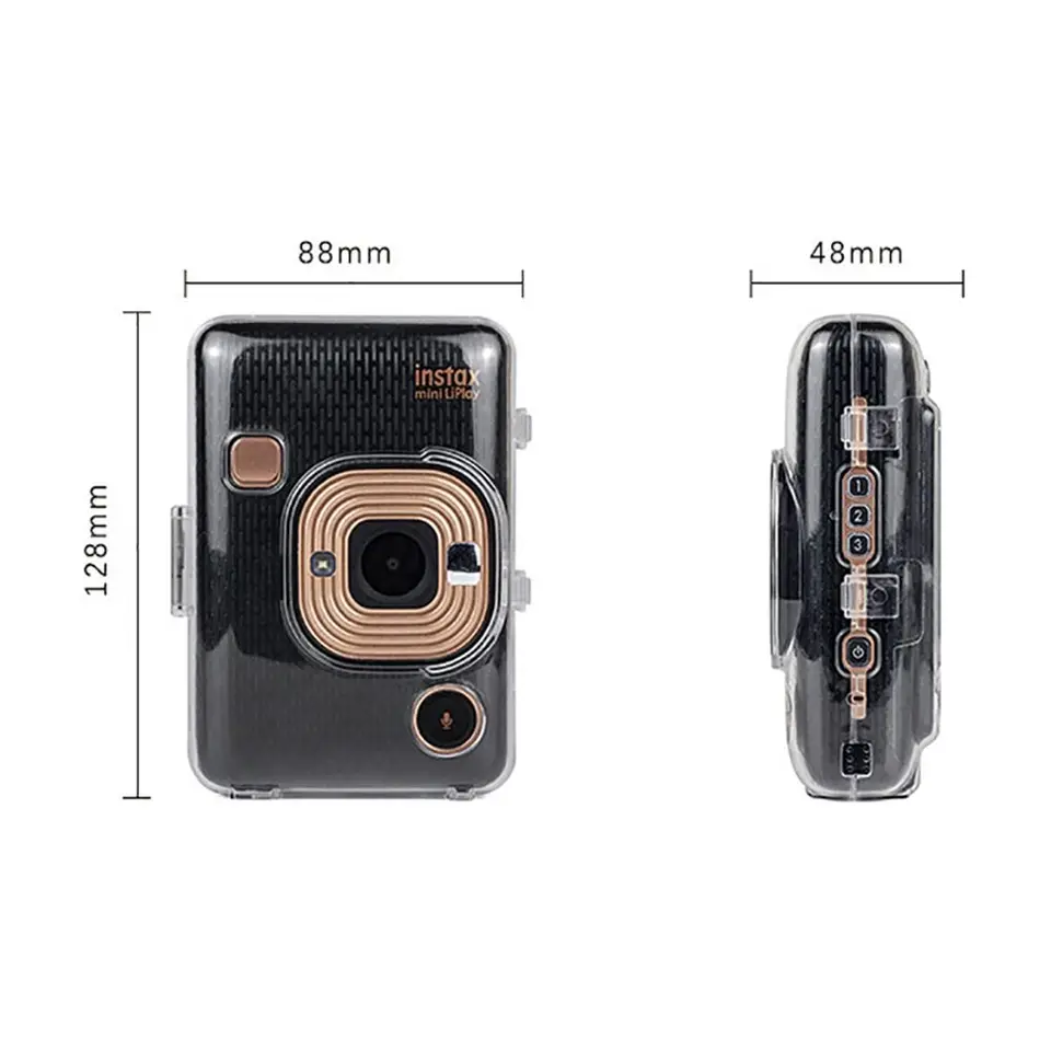 Funda Protector Glitter Cámara Instax Mini 8, 8 , 9 (pz) Glitter