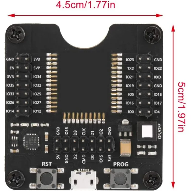 ESP8266 ESP-WROOM-32 ESP32-WROVER Development Board Test Burning Fixture Tool Downloader for ESP-12F - Image 3