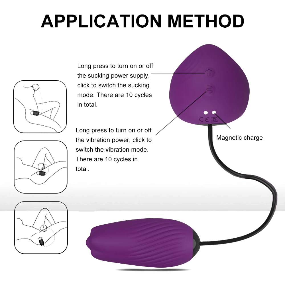 Vibrateur 10 Double Vitesse Vibrant Clit Suceur Léchage Téton Fellation Stimulation Clitoris Masturbation Féminine Oris_voghion.com