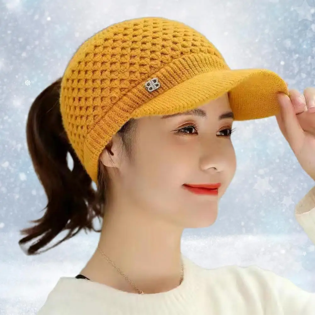 Winter Hats For Women 2022 Ladies Knit Hat Sports Cap Keep - Main Image