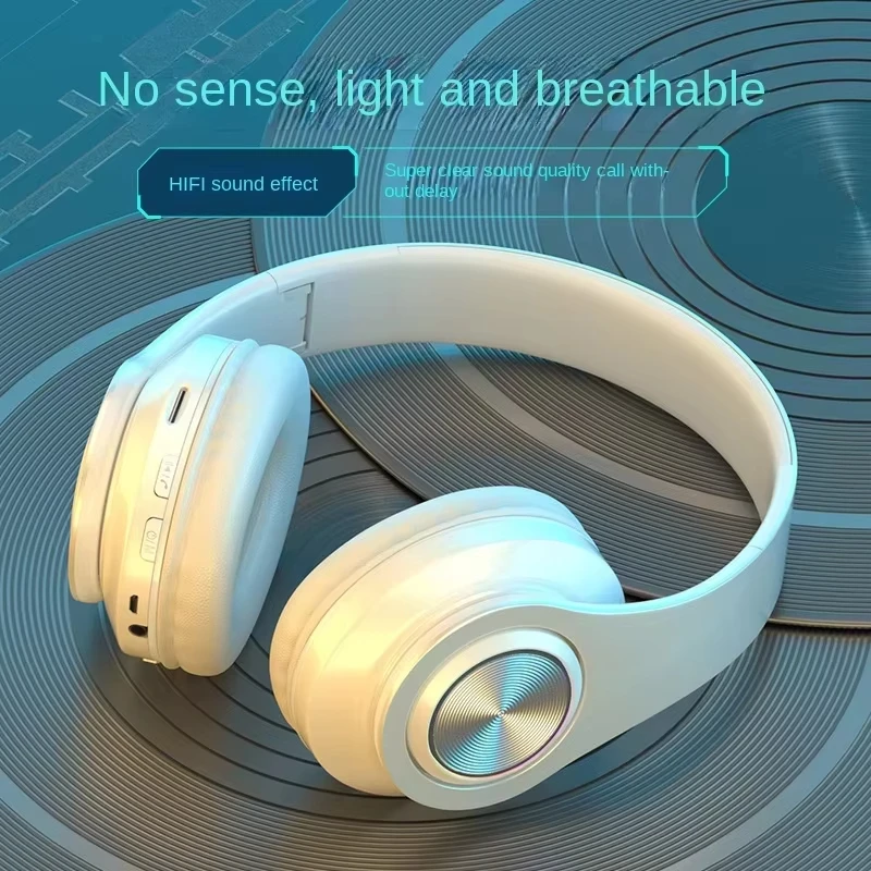 Wireless Bluetooth Headphones With Mic Noise Cancelling