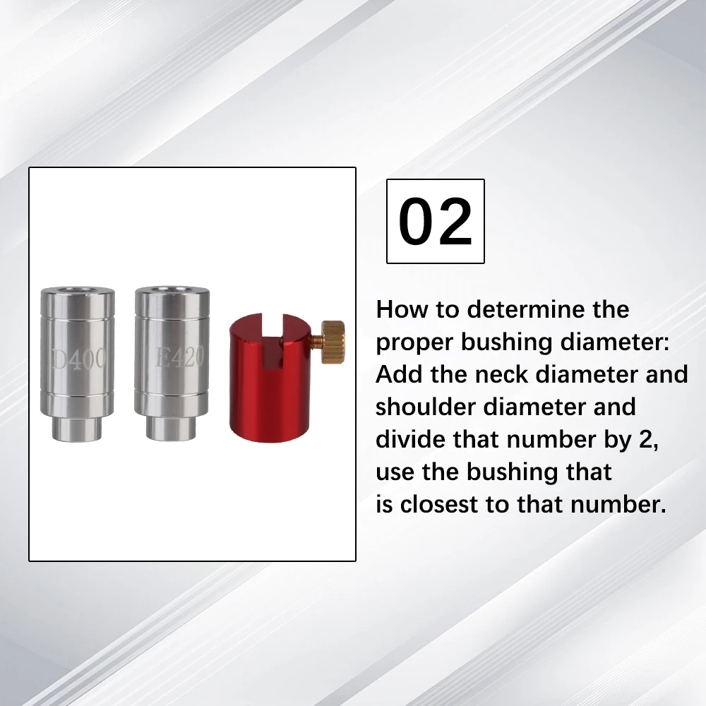 For A330, B350, C375, D400, E420 Replacements Checking Most Bottlenecks Headspace Gauge Kit Gauge Body with 5 Bushing Sets 5
