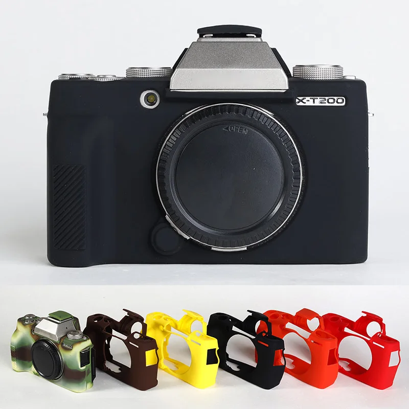 Custodia Per Fotocamera Per Fuji X-T4 X-S10 X-T30 X-T100 X-T200 Protezione Morbida In Silicone Fujifilm Per La Pelle