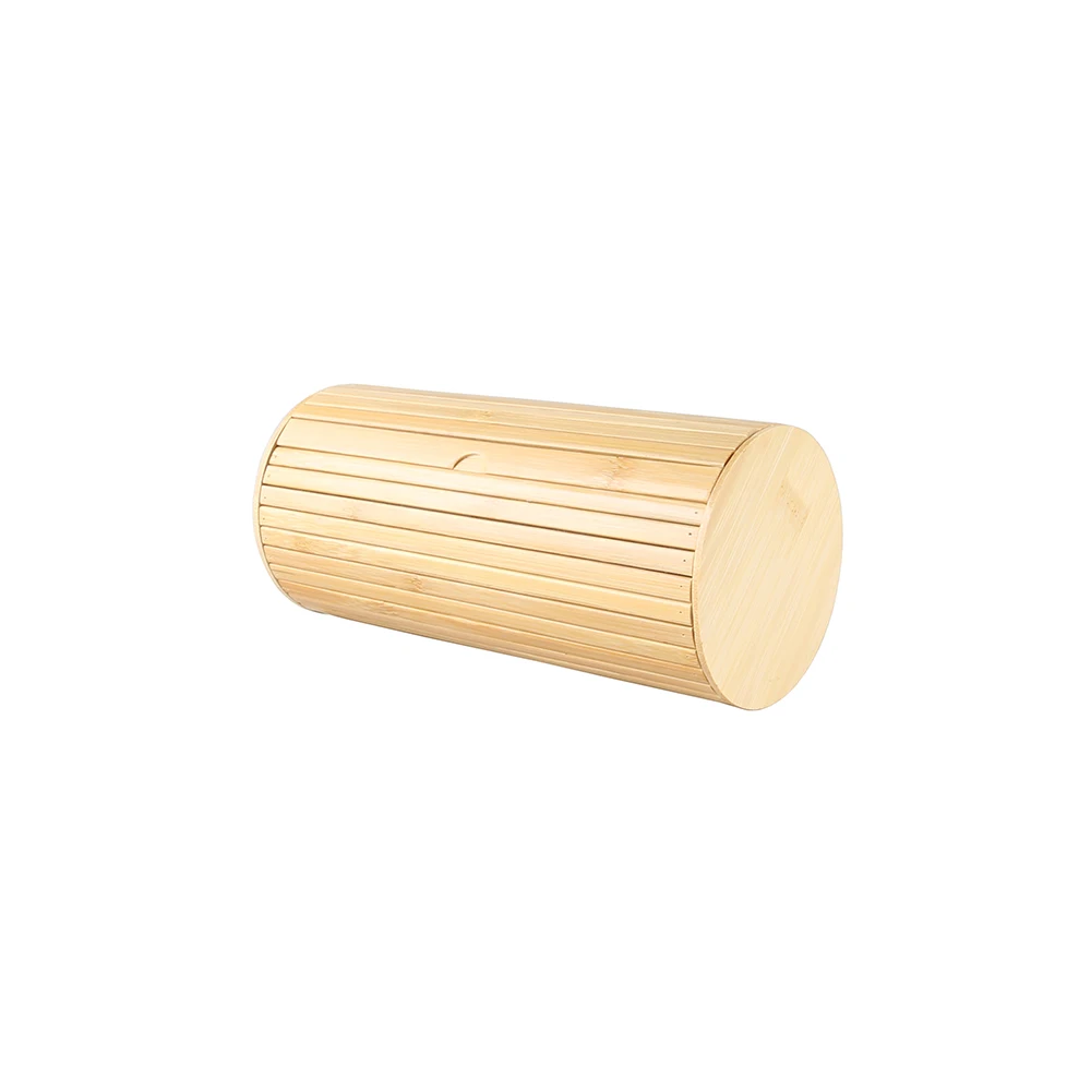 

Handmade Cylindrical Cylinder Real Hard Wood Storage Box Fresh Natural Bamboo Key Lipstick Mobile Phone Bucket Barrel Clutch Bag