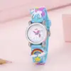 Rainbow Winged Unicorn Pegasus Children's Cartoon Watch 2