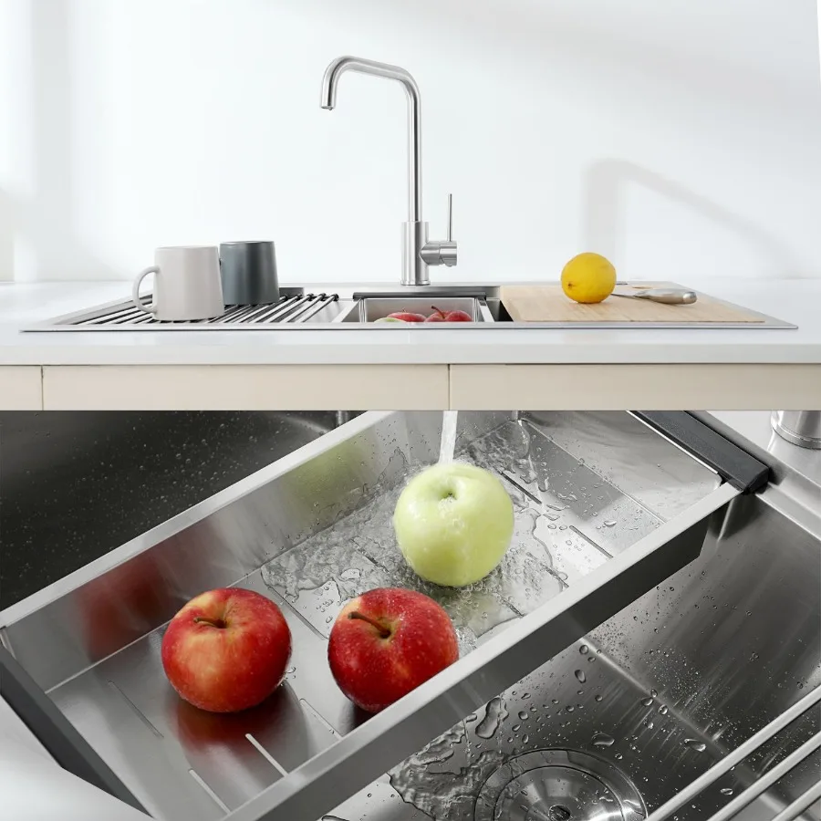 Multifunctional Undermount Stainless Steel Kitchen Sink