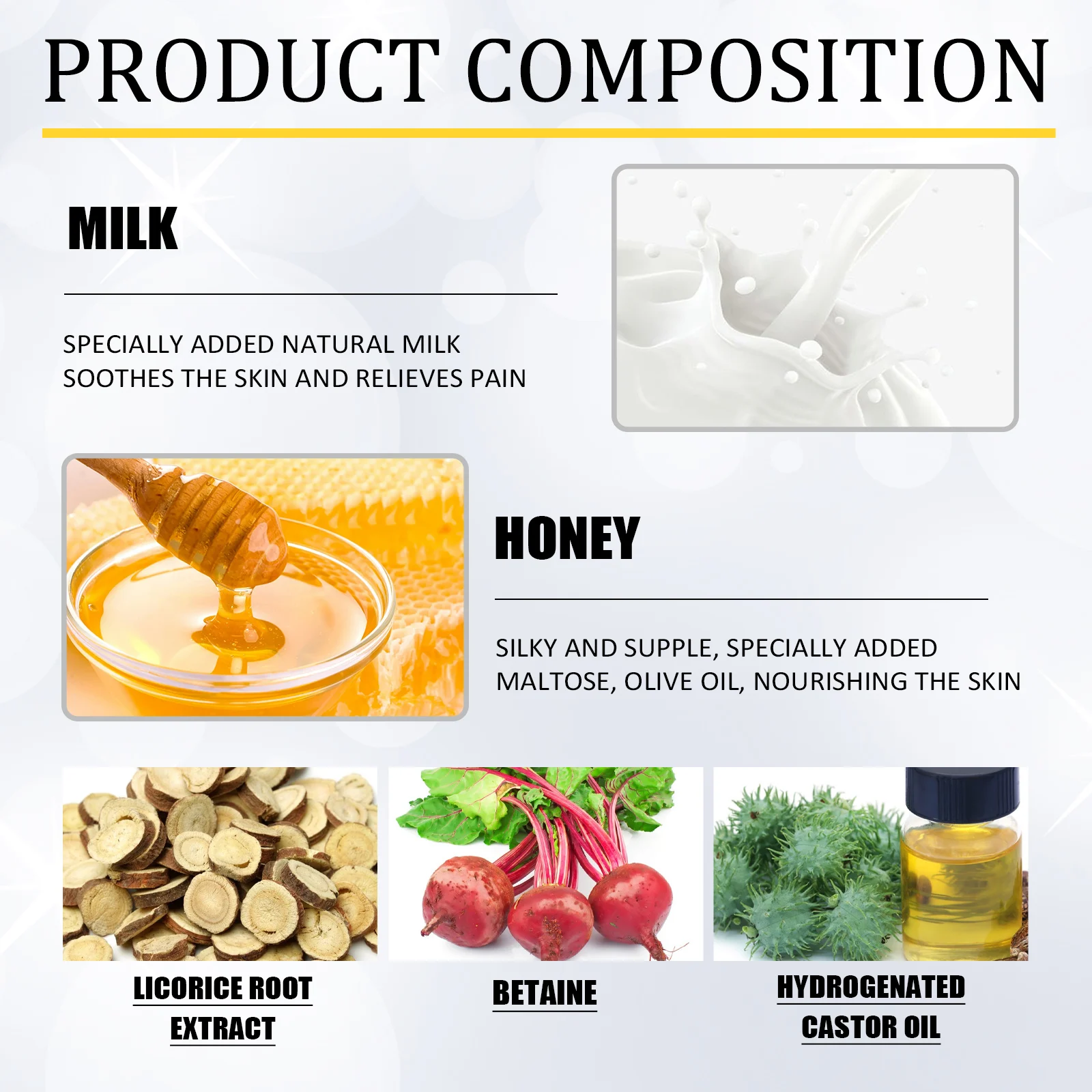 Honey Milk Hair Removal Cream Gentle Depilatory For Body Skin_voghion.com