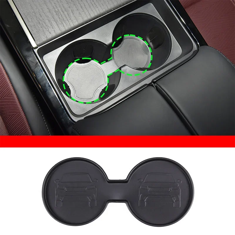 

For Land Rover Range Rover Velar 2024+ Car Central Water Coaster TPE Car Styling Interior Accessories