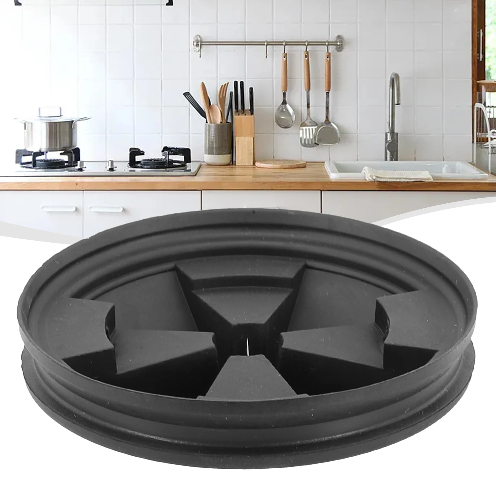 

Disposal Splash Guard Garbage Stoppers For InSinkErator Black Rubber Quiet Collar Sink Baffle Disposer Noise Antimicrobial 1pc