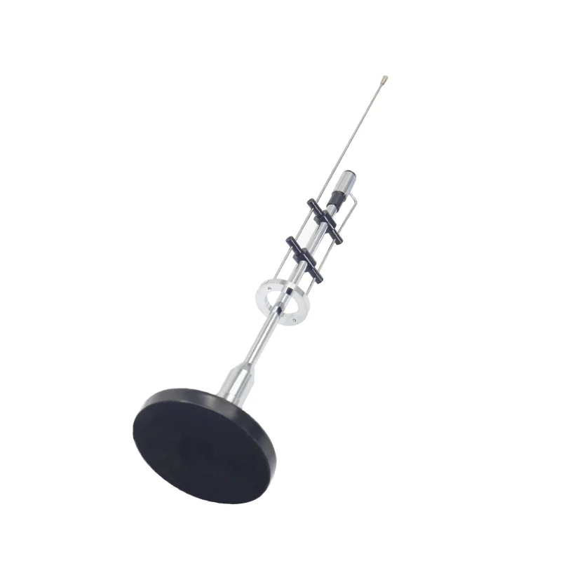 UV Dual Section Uutdoor Car Intercom Suction Cup Feeder Onboard Vehicle Mounted Antenna 144/315MHz Ferromagnetic 35DBI Gain