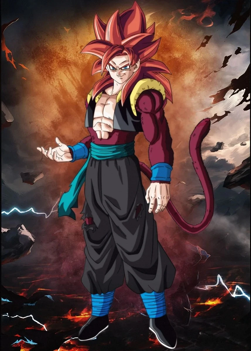 gogeta ssj4  Dragon ball painting, Anime dragon ball goku, Anime dragon  ball