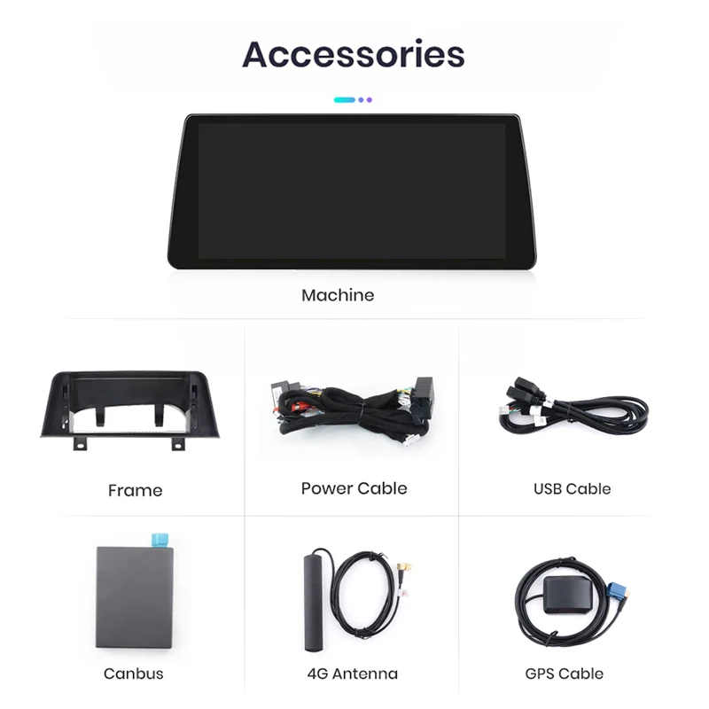 Radio de Coche Junsun con CarPlay Inalámbrico y Android Auto para BMW F20 F21 F22 F30 F31 F32 F33 F34 F36 2012-2017, Sistema Inteligente Estéreo 6