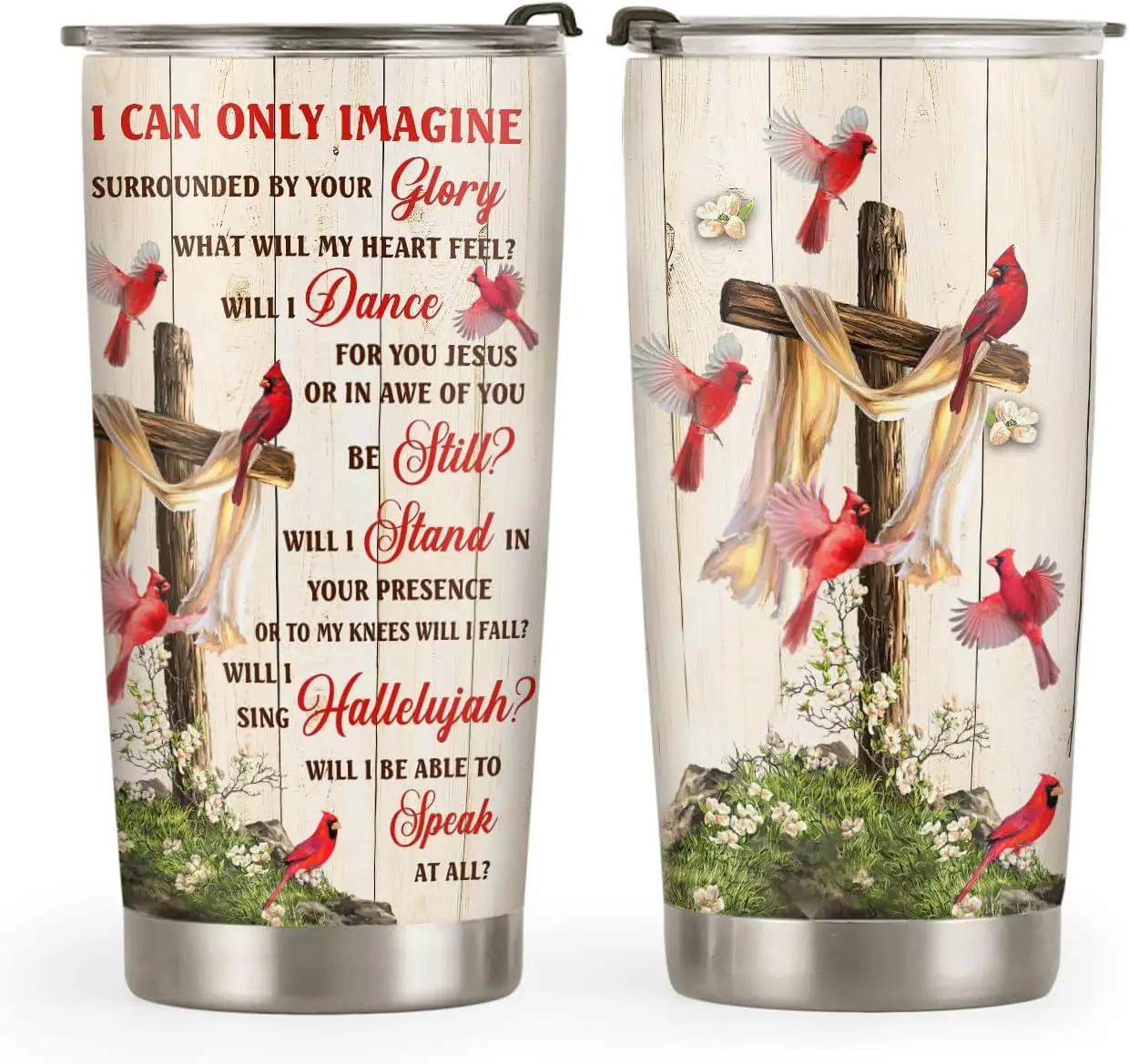 

20oz Christian Stainless Steel Tumbler Gifts for Women Men Kids, Double Wall Insulated Tumbler with Lid Print Coffee Mug Gift