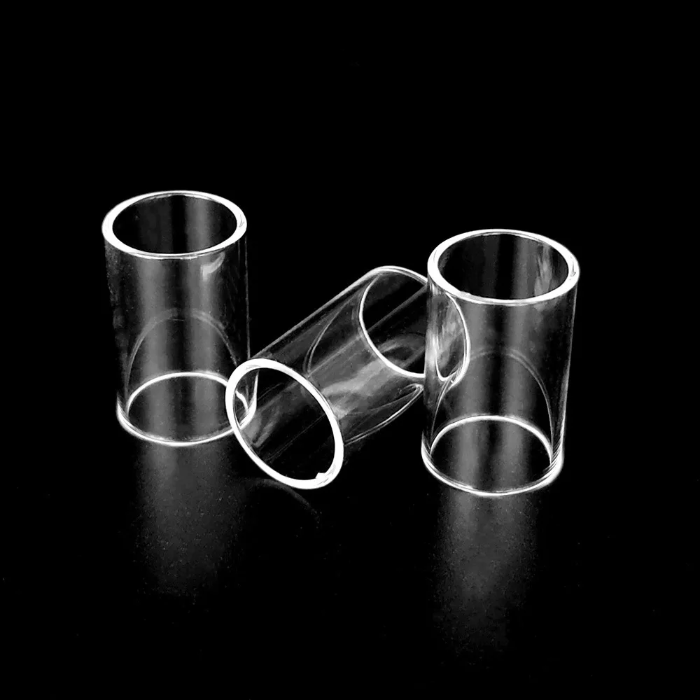 Straight Glass Tube Q16 Size Type Height: 25mm / Outer Diameter: 16mm 10/5/3/2PCS glass tube