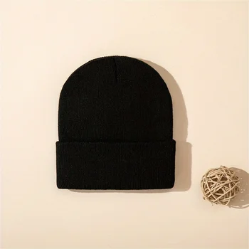 Baby Knit Cuffed Beanie Hats for Boys and Girls Winter Warm (Four Pack)