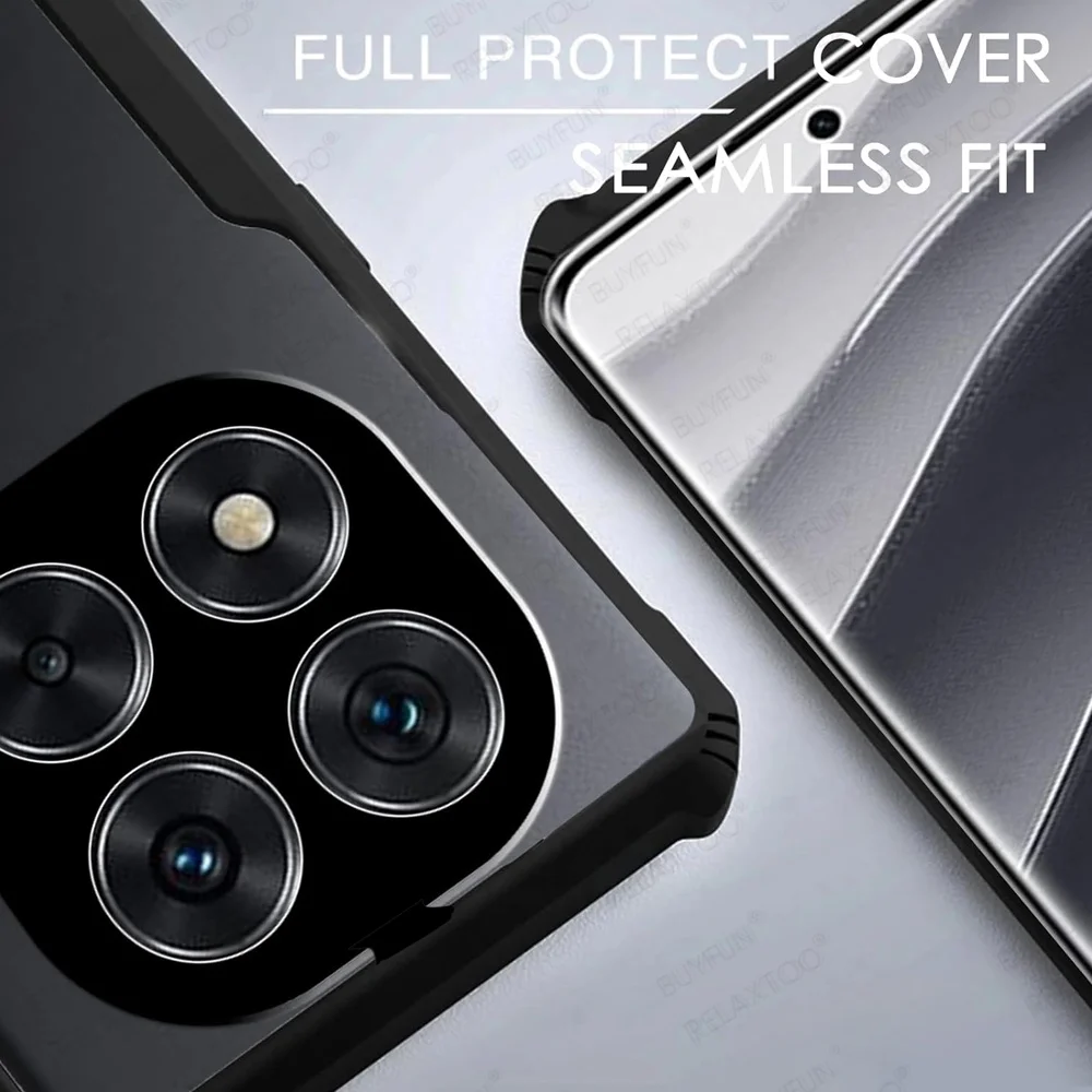 Acrylic Transparent Shockproof Armor Case - Enhanced Protection Coque