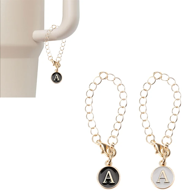 2pcs Initial A-Z Letter Charms Accessories For Stanley Cup Hanging ,Water  Cup Handle Identification Letter Charms - AliExpress