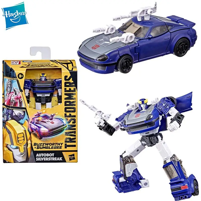 

In Stock Hasbro Transformers Buzzworthy Bumblebee Legacy Deluxe Autobot Silverstreak Figure Robot Anime Action Model Toys