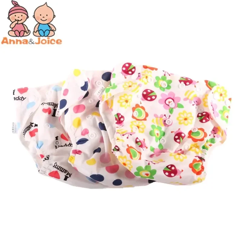 

25pcs/Lot Newborn Baby Diaper Reusable Nappies Training Pant Children Changing Cotton Free Size Washable Diapers