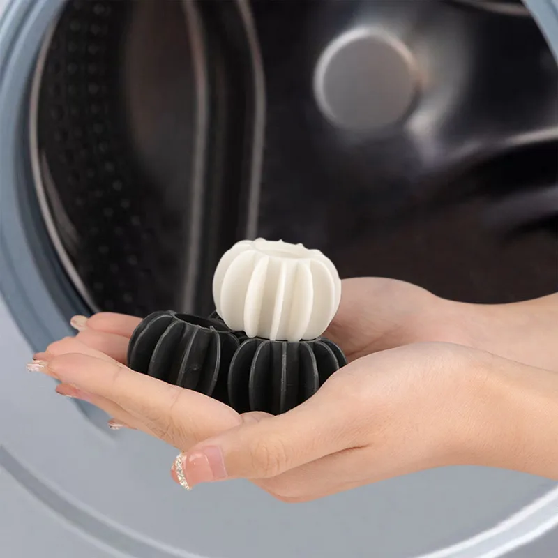 Boule de lavage en Silicone réutilisable, outil de nettoyage pour  vêtements, nettoyage des poils d'animaux, Machine à laver, attrape-poils -  AliExpress