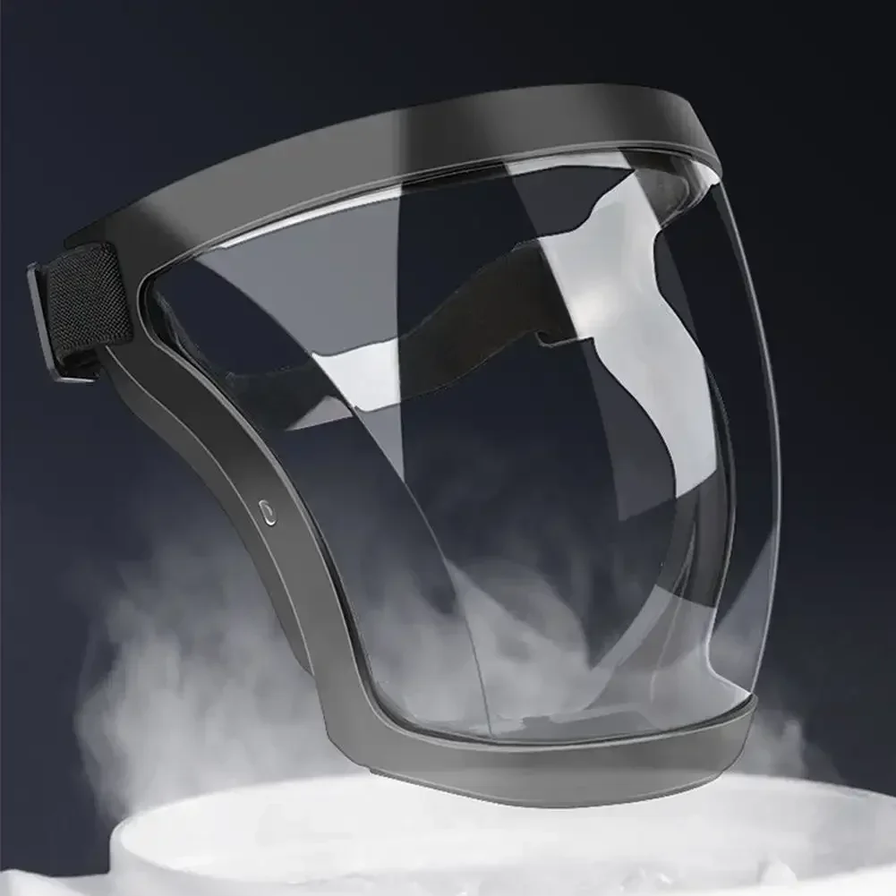 Work Protection Mask Transparent Full Faceshield Reusable Dustproof Anti-fog Mask Home Kitchen Tools Full Face Shield