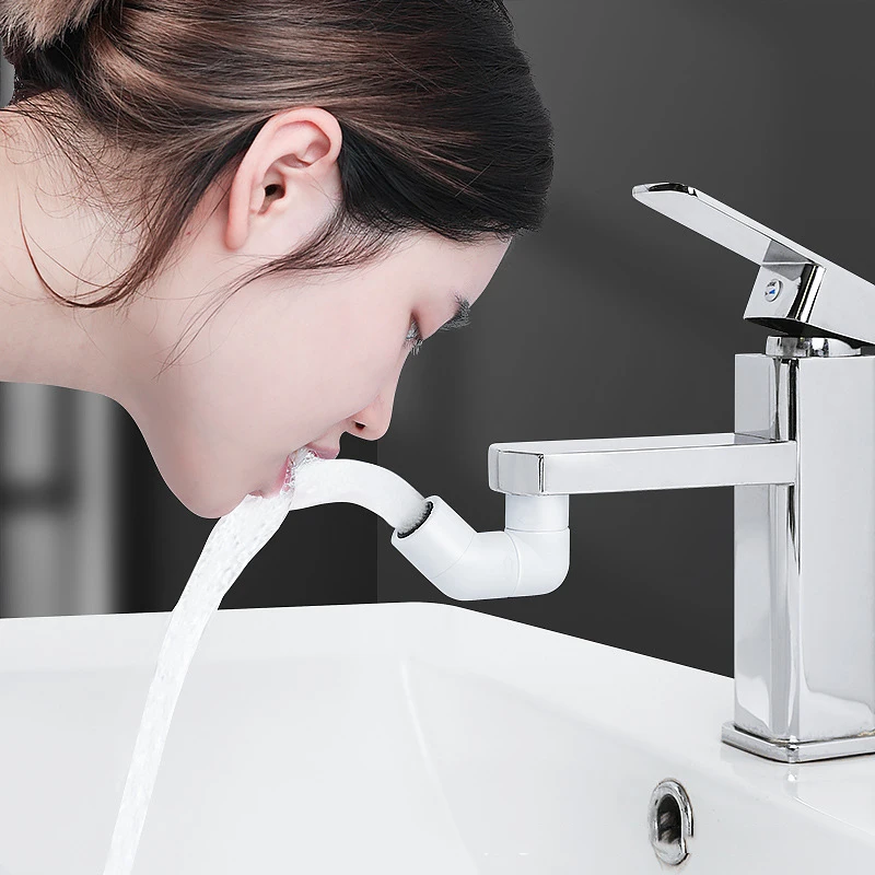 360°Universal Kitchen Faucet Anti-splash Aerator Bathroom Tap Rotatable Faucet Sprayer Saving Water Tap Nozzle Extender Adapter 2
