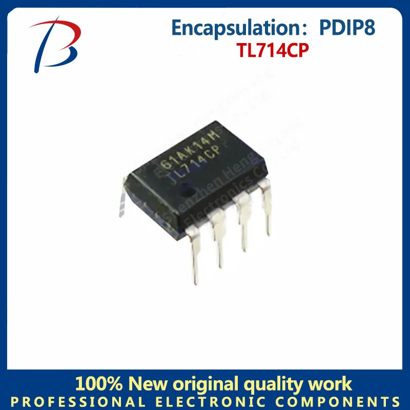 10pcs-tl714cp-package-pdip8-single-push-pull-output-high-speed-differential-comparator-chip