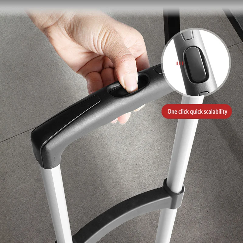 Folding Trolley Multi-function Practical Pulling Tool Cart Home Supermarket Shop Lightweight Beach Terrain Stair Climb Trolley