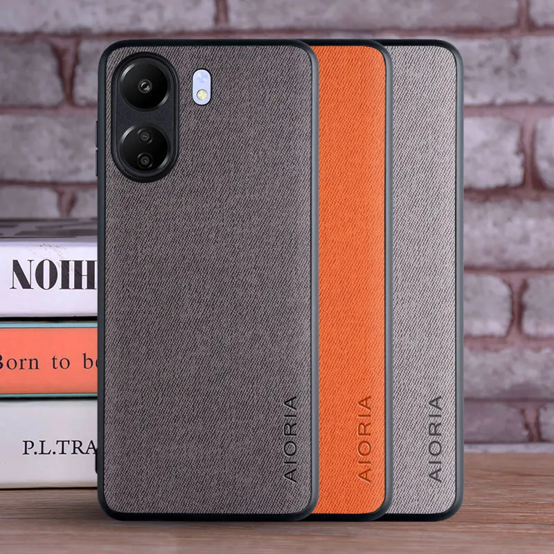 Luxury Textile Leather Phone Case - Soft & Durable Cover