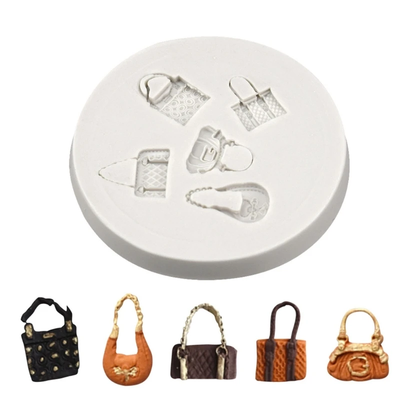 

Mini Bag Silicone Mold Cake Decorating Tool for Making Candy, Candle, Soap Dropshipping