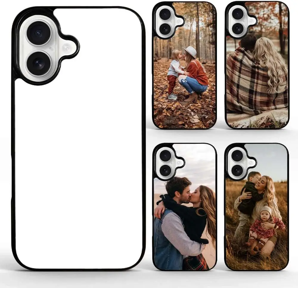 5-Pack Sublimation Blank Phone Cases with Aluminum Inserts